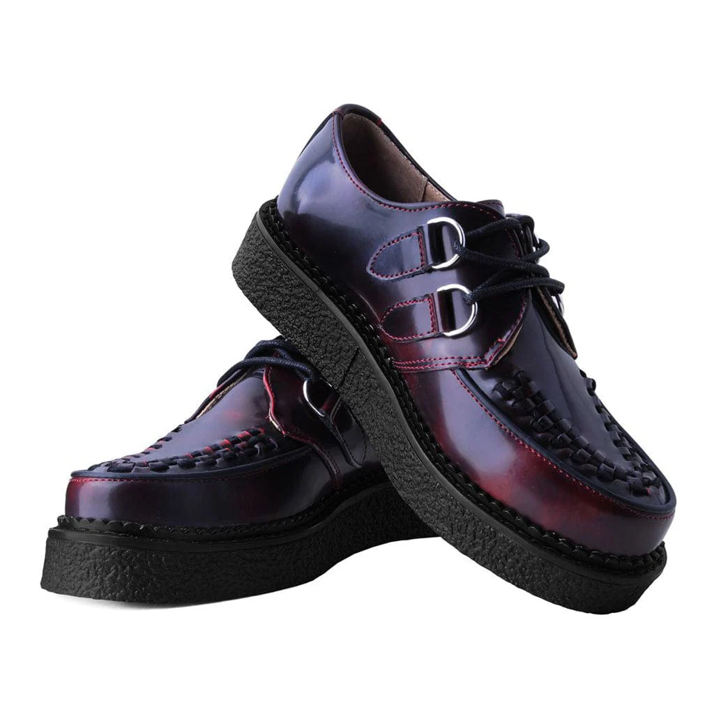 1970 Original Creeper Burgundy Rub Off Leather - Image 3