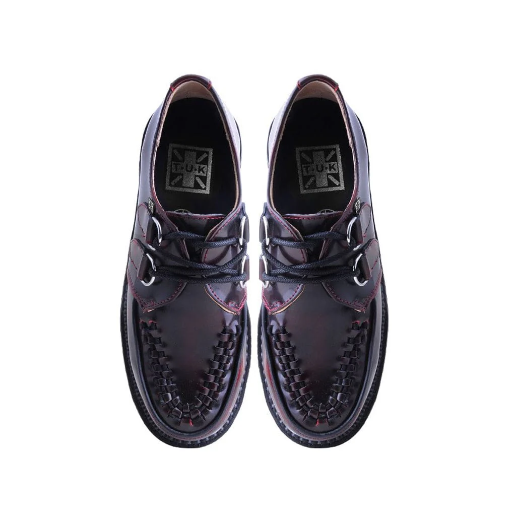 1970 Original Creeper Burgundy Rub Off Leather - Image 4