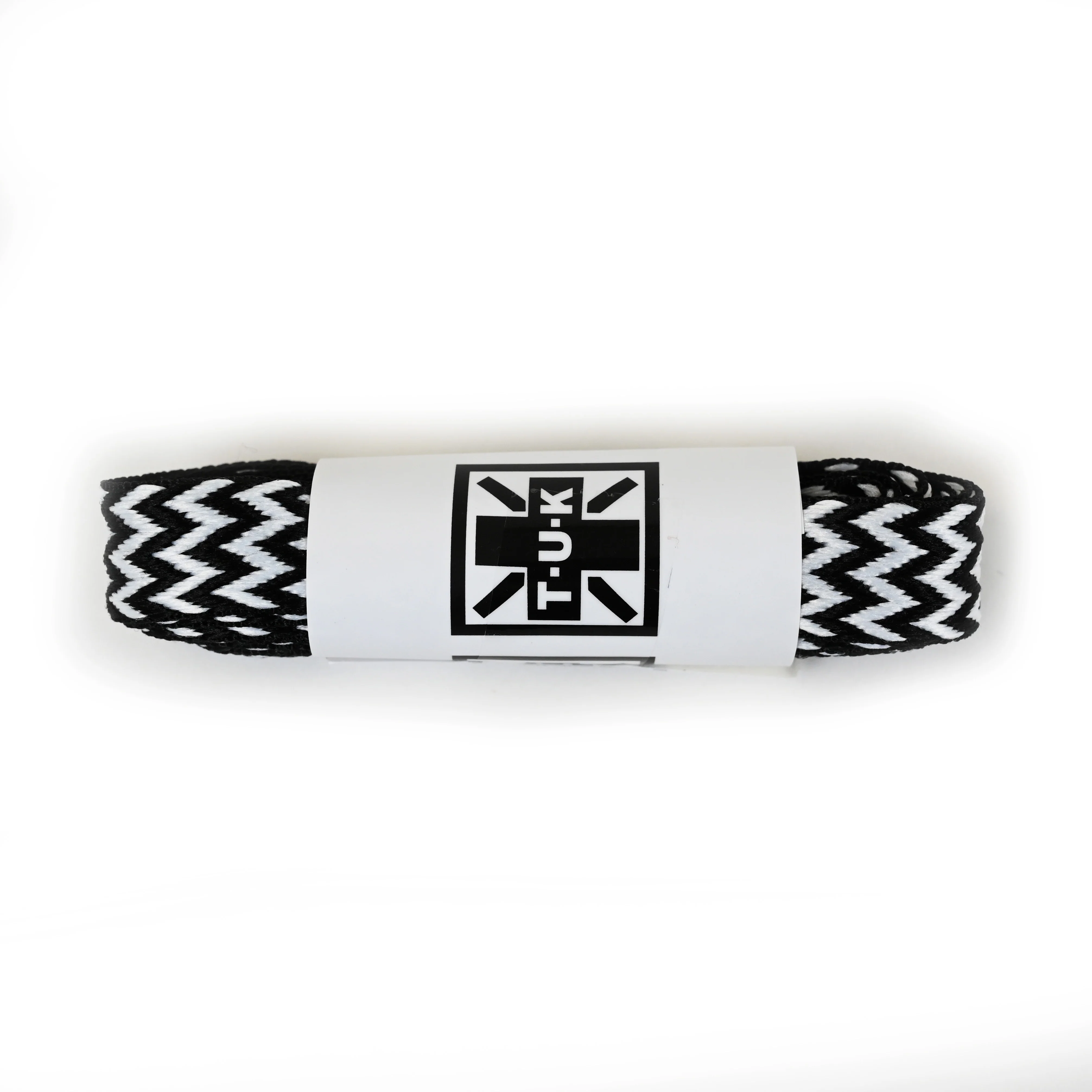 75cm Black and White Phat Flat Laces