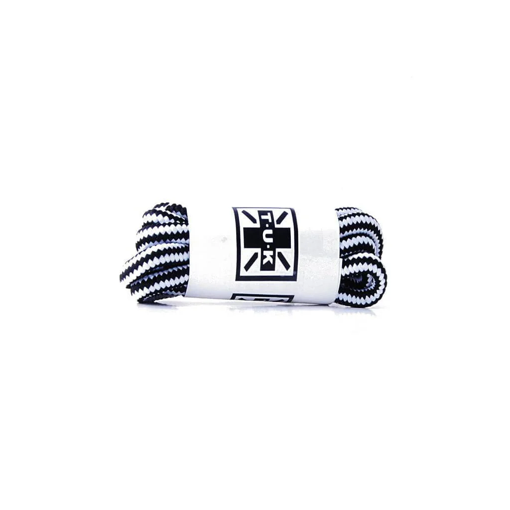 75cm Black & White Round Laces