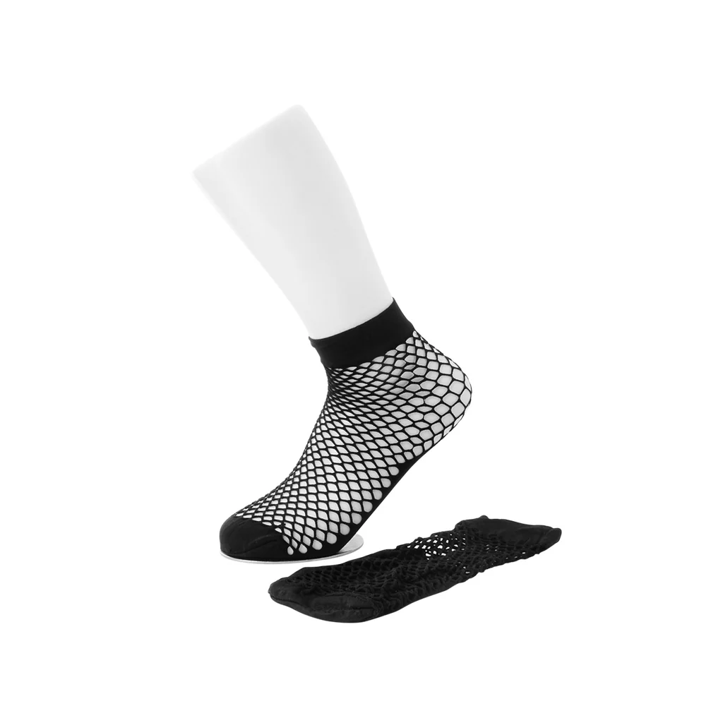 Fishnet Black Ankle Sock Women's