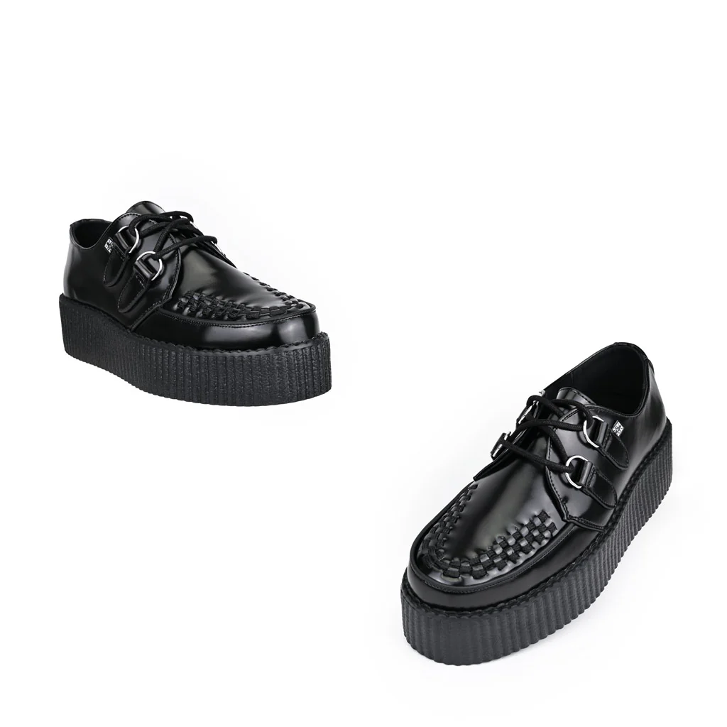 Viva High Creeper Black Leather - Image 5