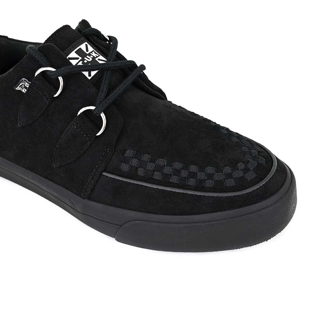 Creeper Sneaker Black Vegan Suede - Image 5