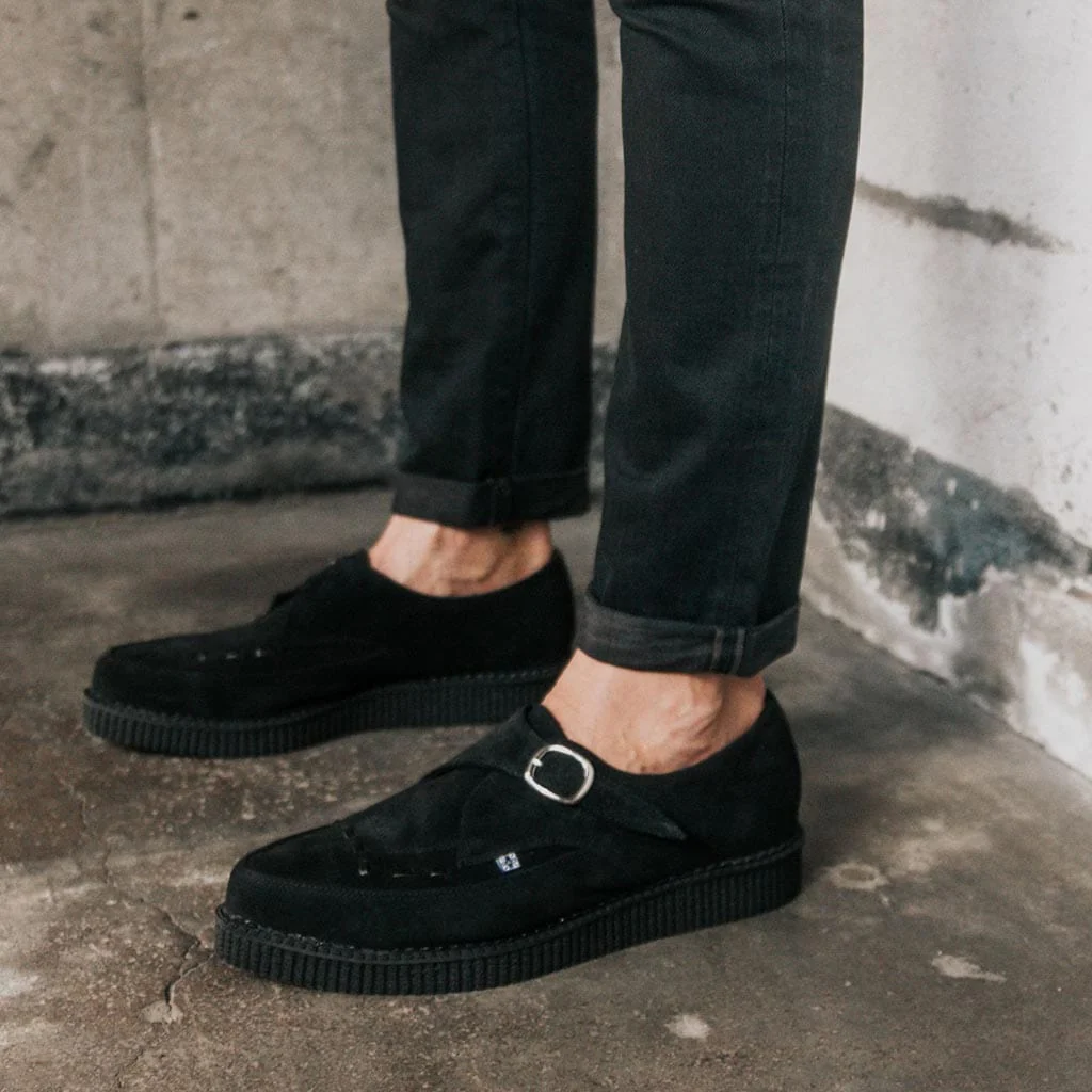 Pointed Creeper Black Suede - Image 2