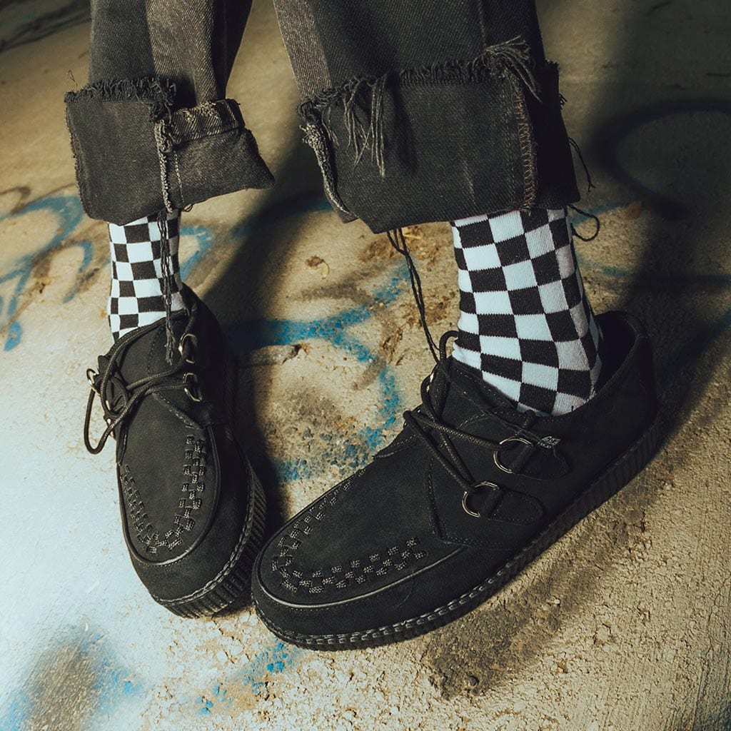 Viva Low Creeper Black Suede - Image 3