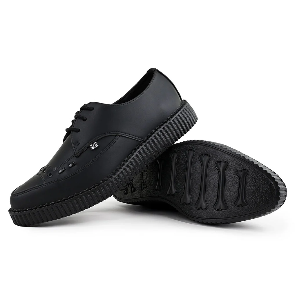Pointed Creeper Lace Up Black TUKskin™ - Image 4
