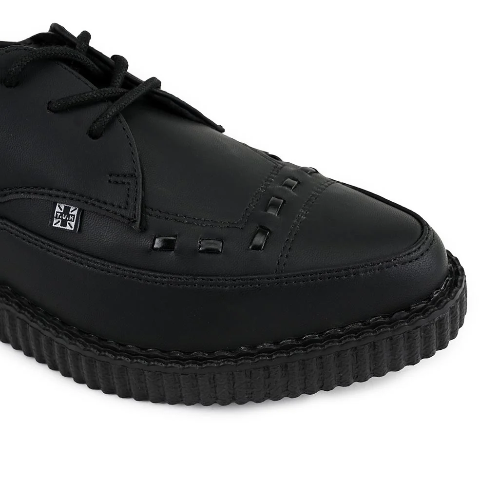 Pointed Creeper Lace Up Black TUKskin™ - Image 5