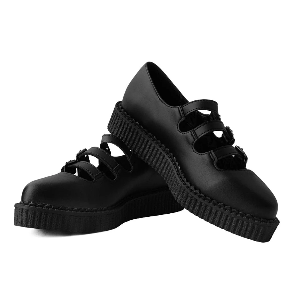 Ballet Creeper 3-Strap Black TUKskin™ - Image 3