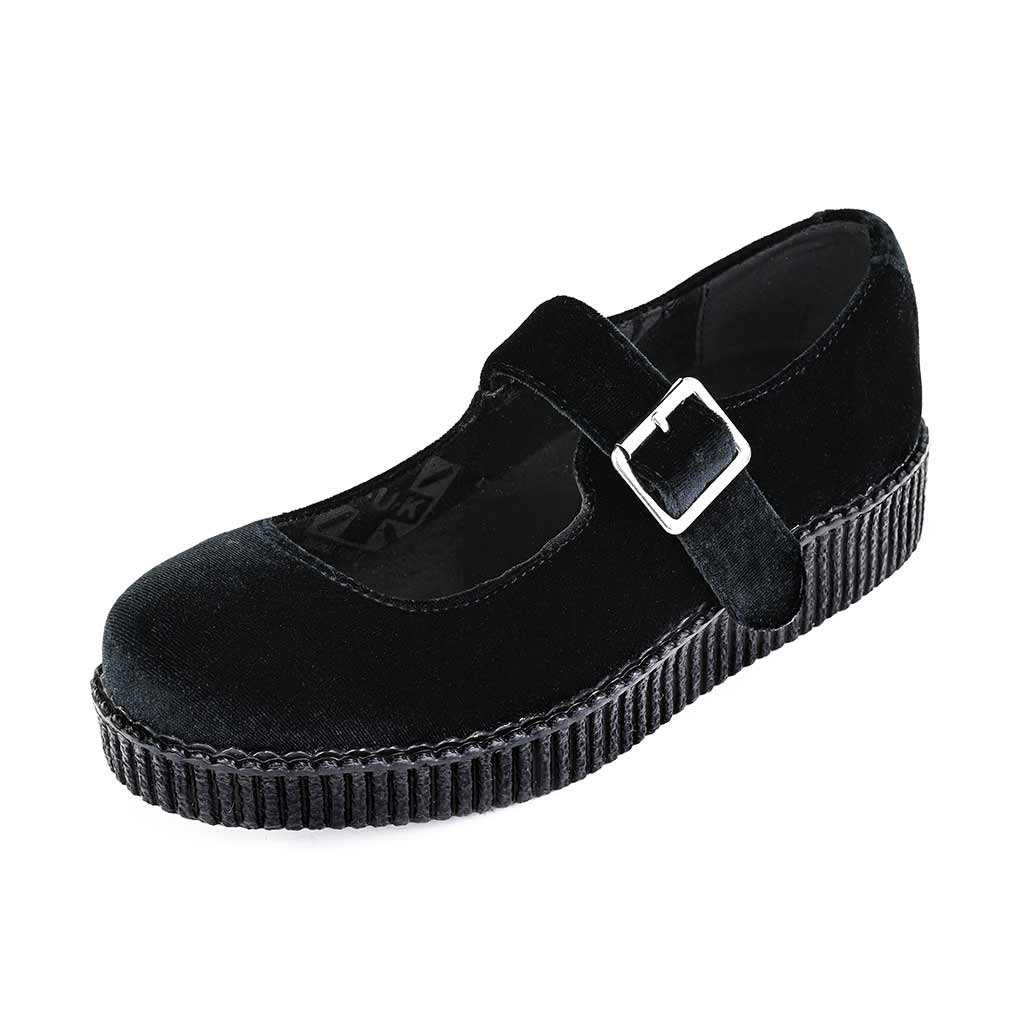 Viva Flex Mary Jane Black Velvet - Image 3