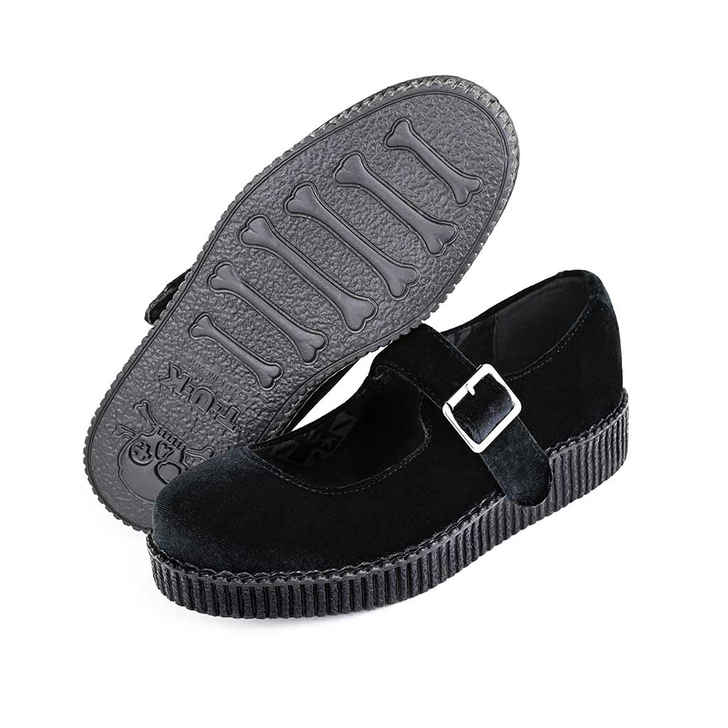 Viva Flex Mary Jane Black Velvet - Image 4
