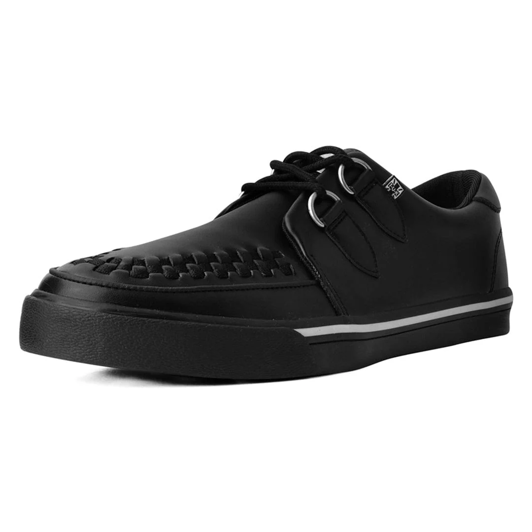 Creeper Sneaker Black Leather - Image 3