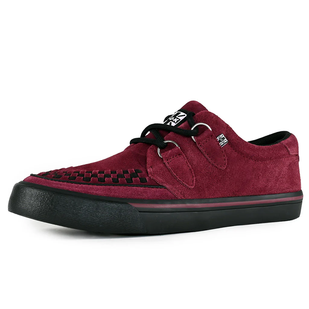 Creeper Sneaker Burgundy Suede - Image 4