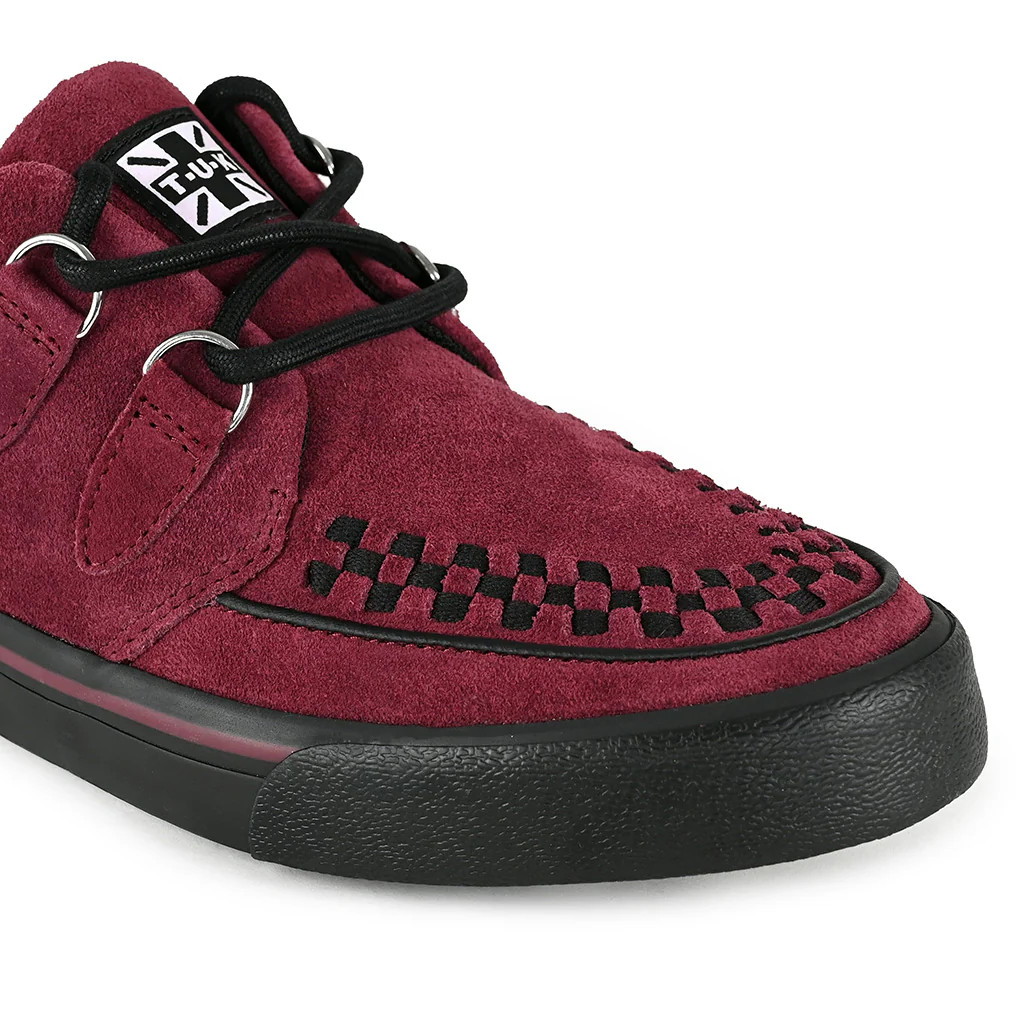 Creeper Sneaker Burgundy Suede - Image 5