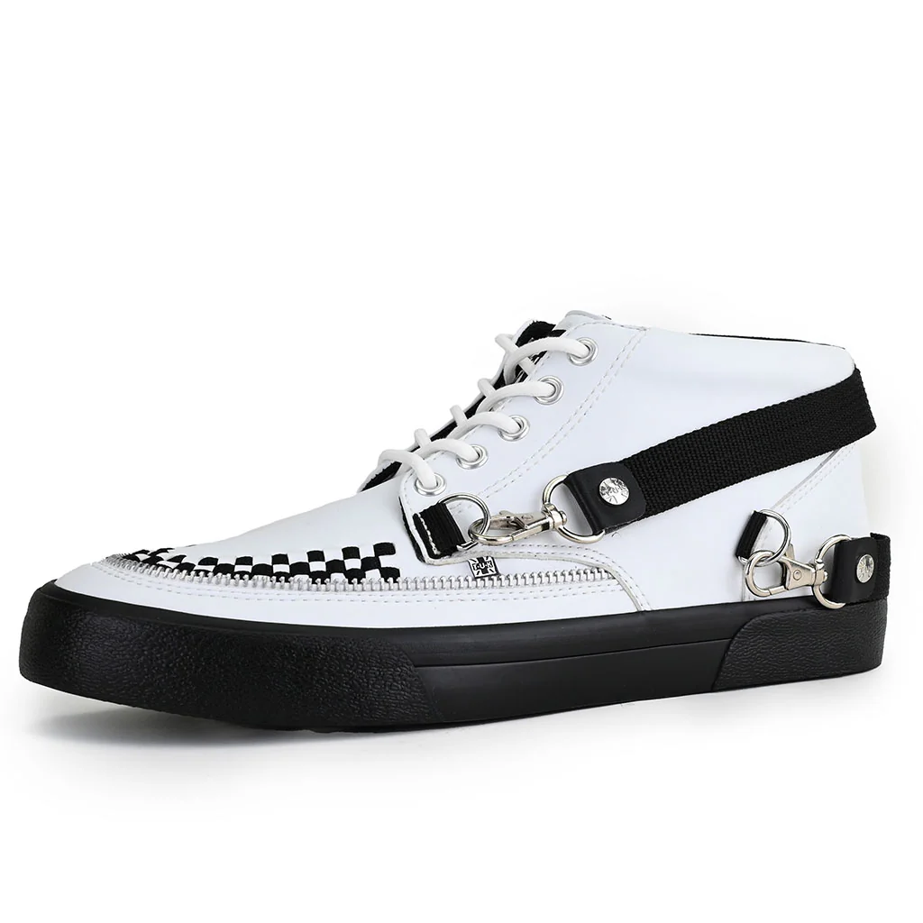 Creeper Sneaker Mid Top White TUKskin™ - Image 3