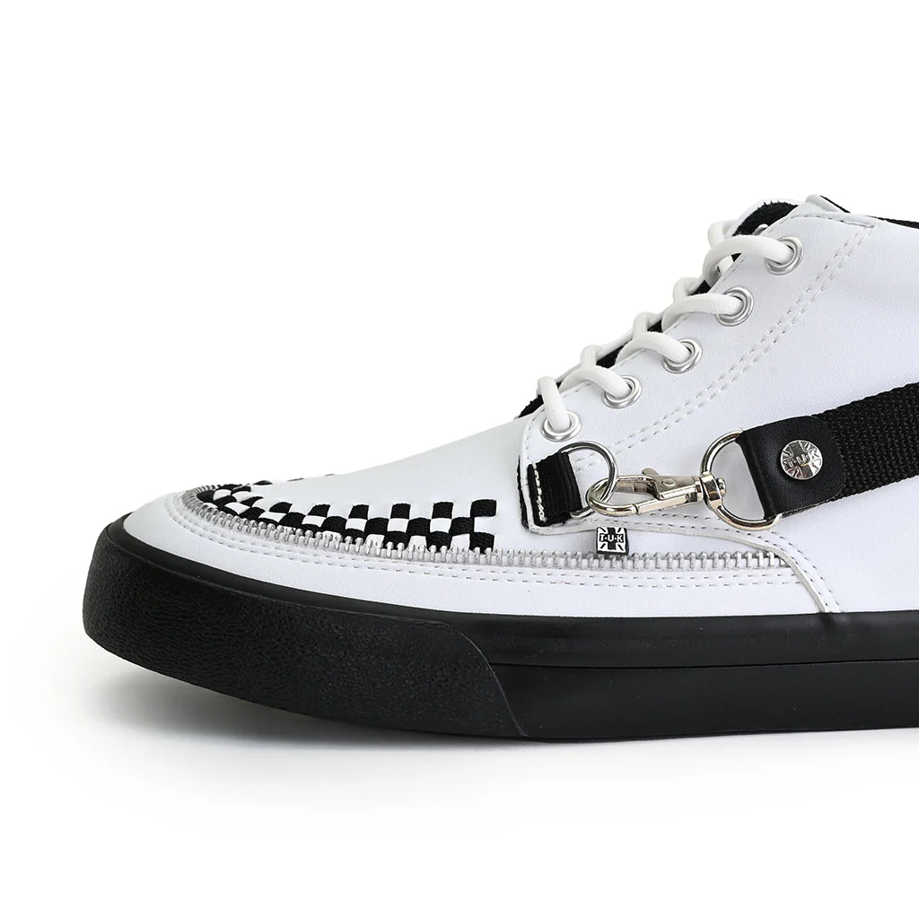 Creeper Sneaker Mid Top White TUKskin™ - Image 5