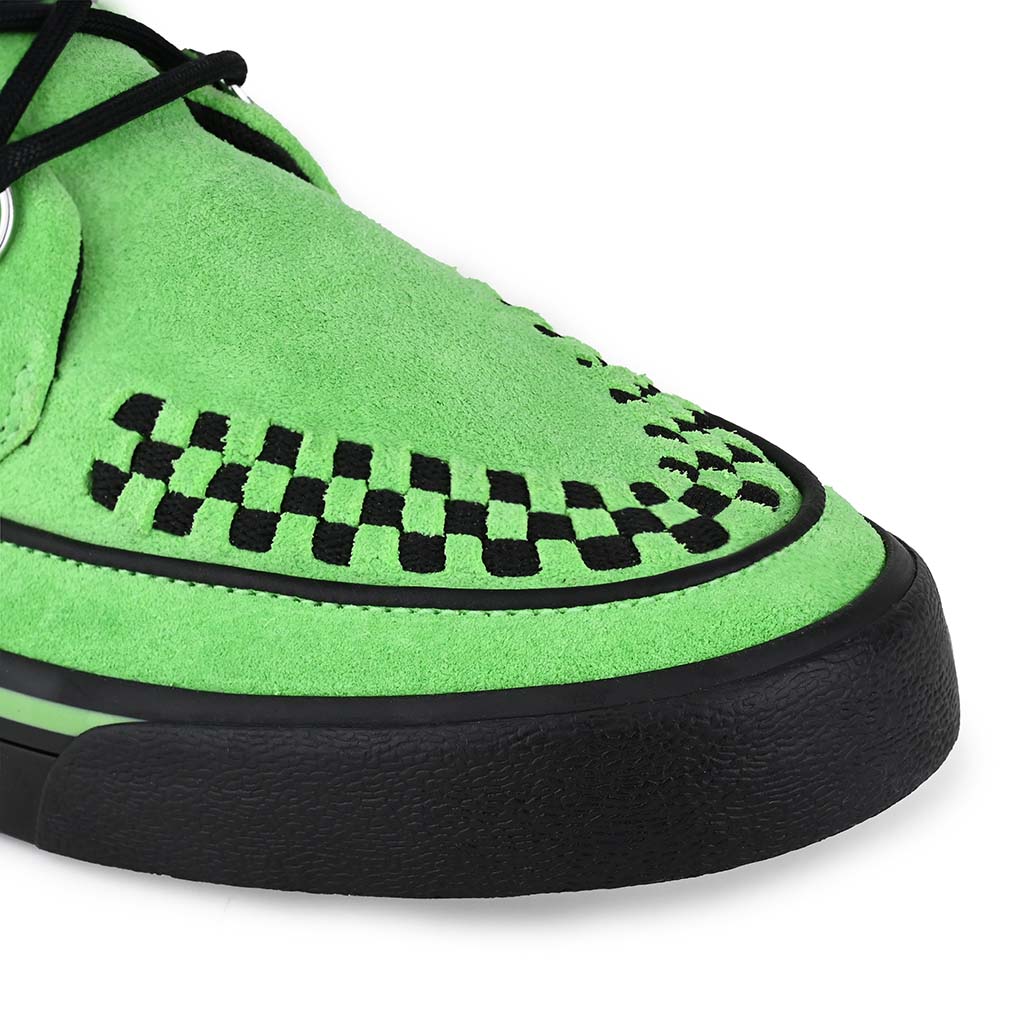 Creeper Sneaker Neon Green Suede - Image 4