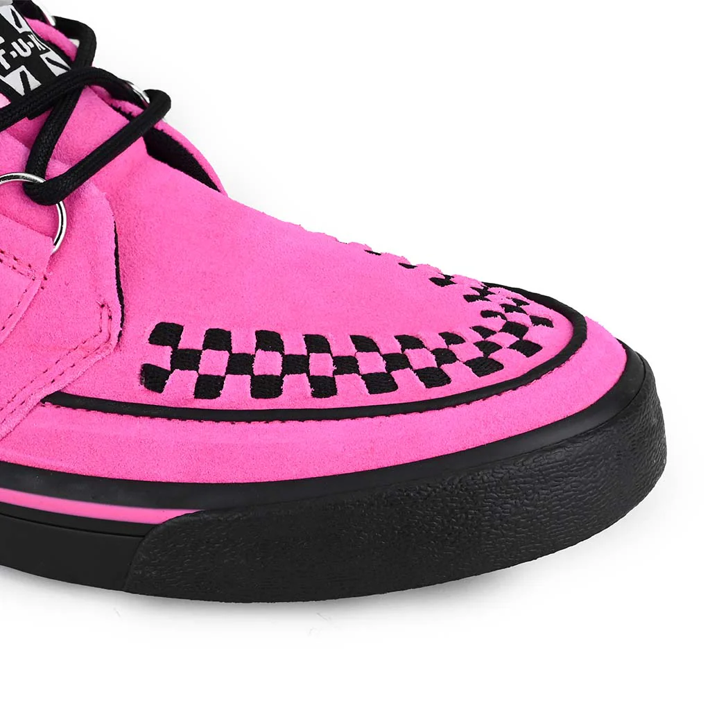 Creeper Sneaker Neon Pink Suede - Image 4