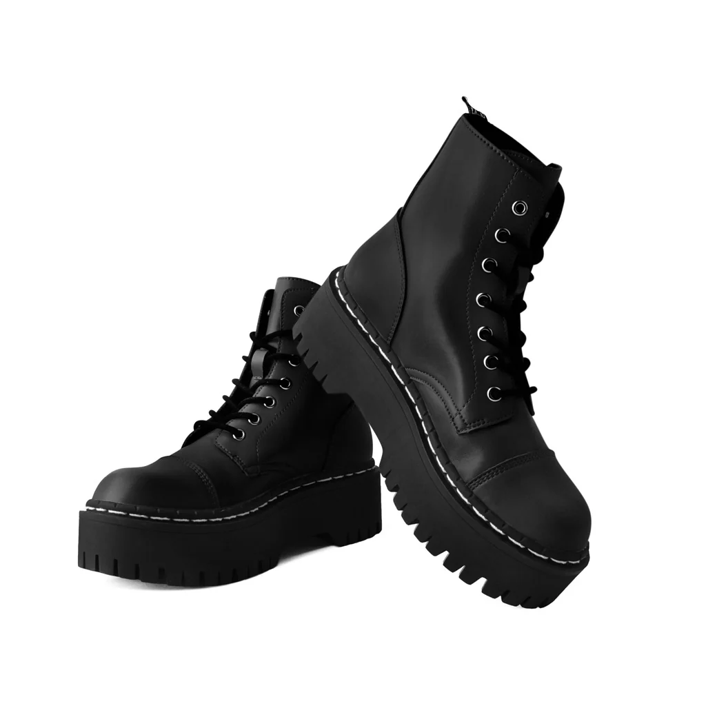 Double Decker 7-Eye Boot Black TUKskin™ - Image 4
