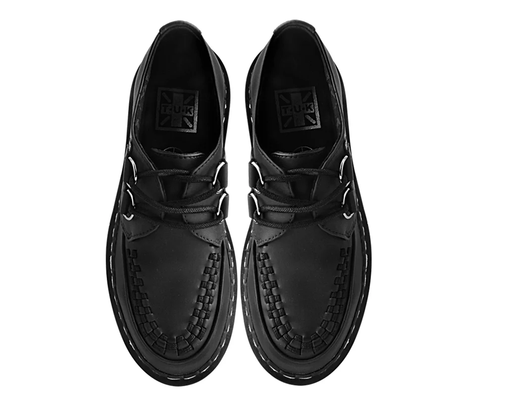 Double Decker Creeper Black Vegan TUKskin™ - Image 5