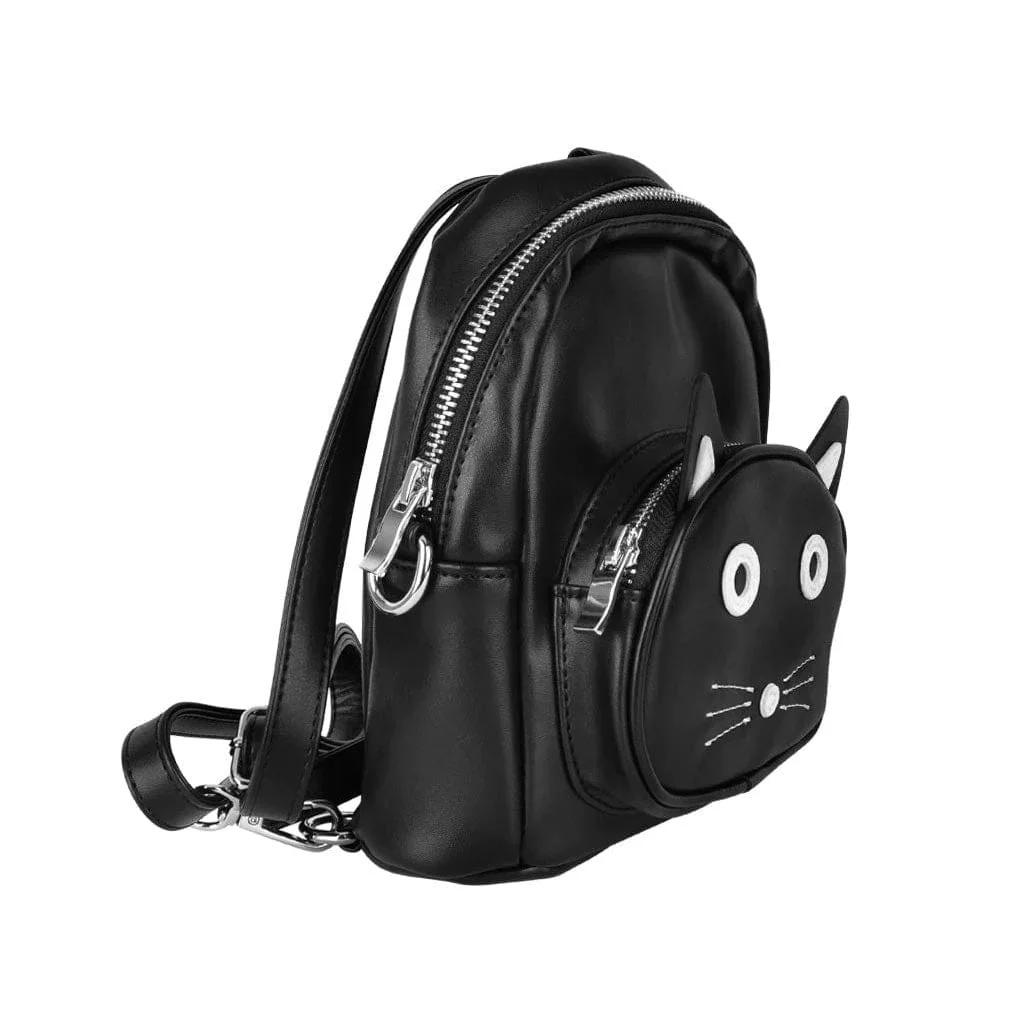 Kitty Mini Backpack Black TUKskin - Image 3