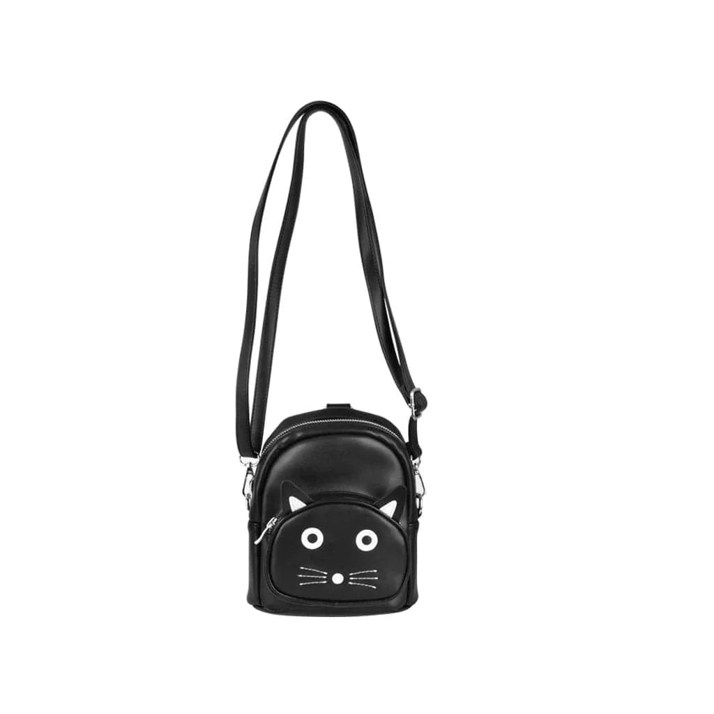 Kitty Mini Backpack Black TUKskin - Image 5