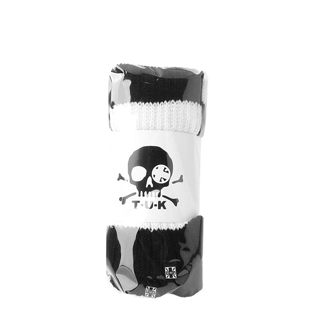 Leg Warmers Black & White Stripe Womens - Image 3