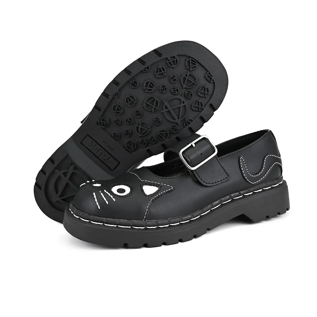 Mary Jane Kitty Black Vegan TUKskin™ - Image 4