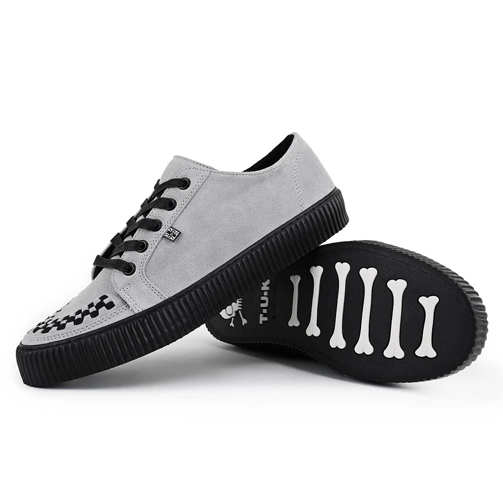 Ribbed Sole Sneaker Grey Suede - Image 3