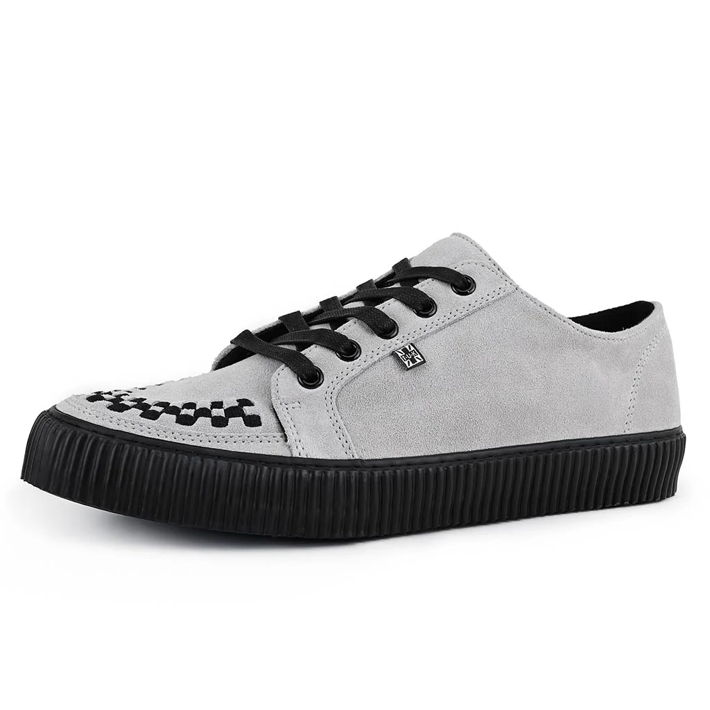 Ribbed Sole Sneaker Grey Suede - Image 4