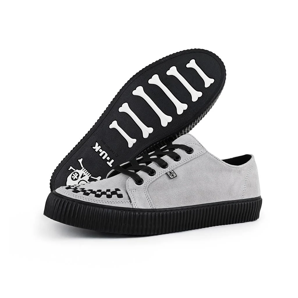 Ribbed Sole Sneaker Grey Suede - Image 5