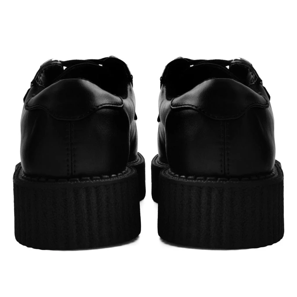 Anarchic Creeper Black Vegan Faux Leather - Image 4