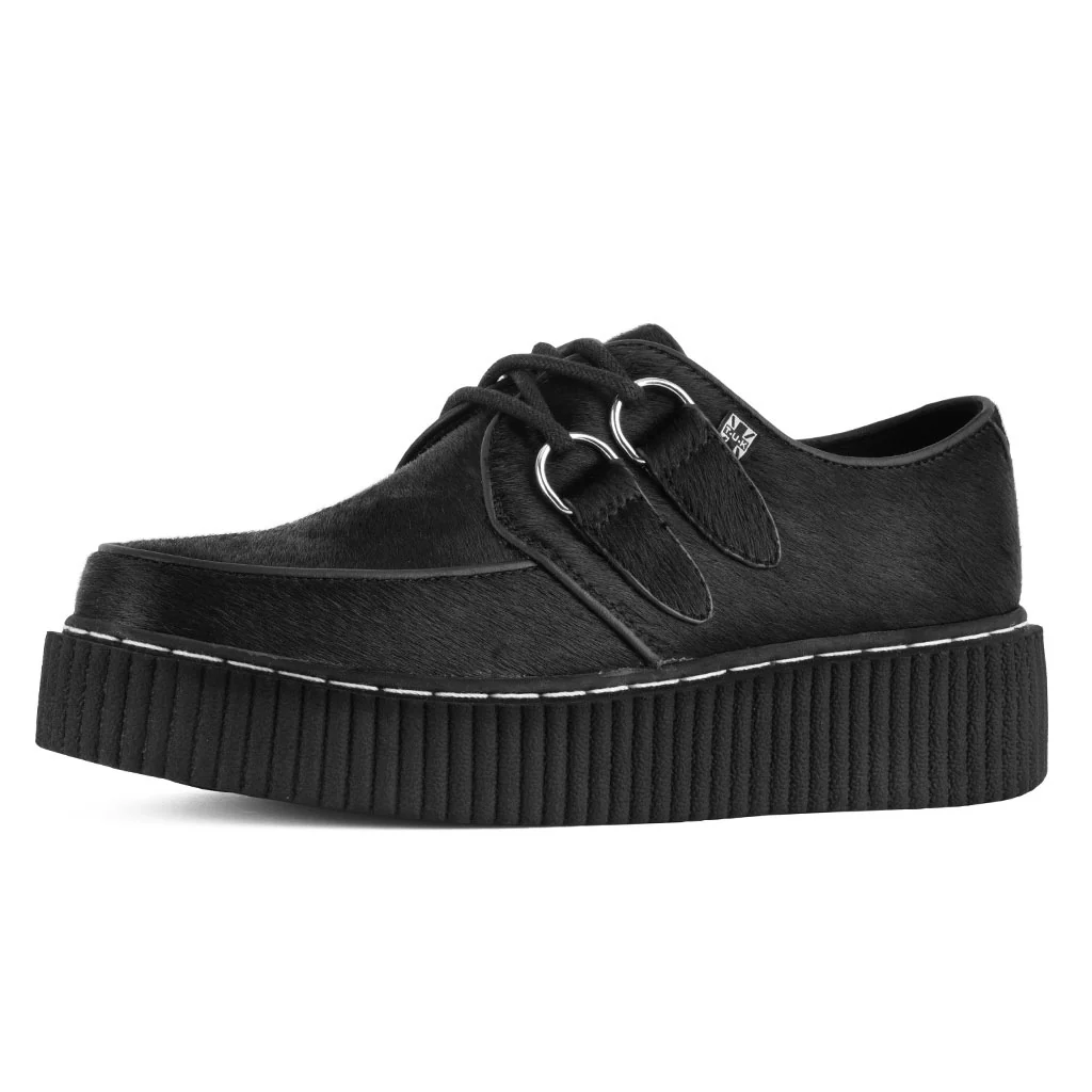 Vintage Creeper Black Cow Hair - Image 4