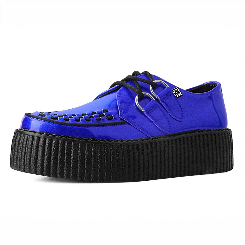 Viva High Creeper Blue Metallic Sparkle Vegan - Image 4