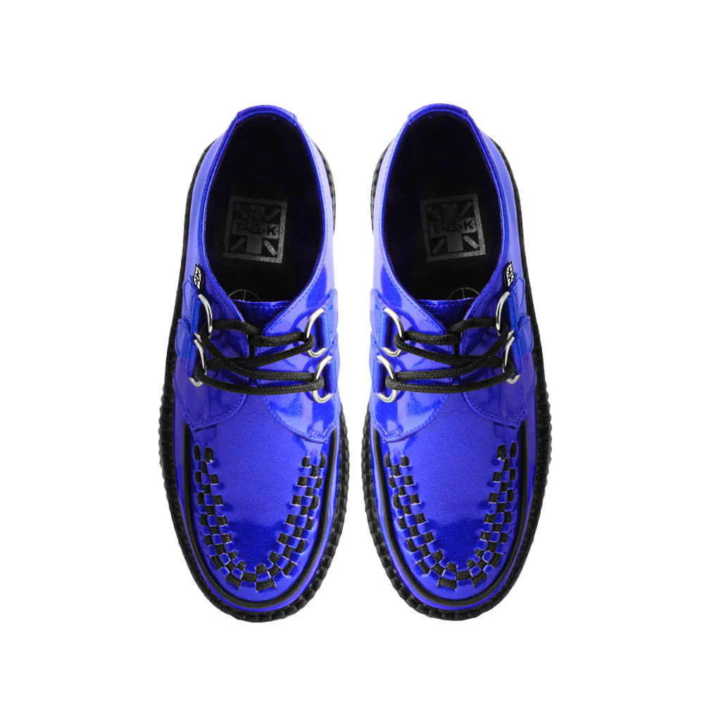 Viva High Creeper Blue Metallic Sparkle Vegan - Image 5