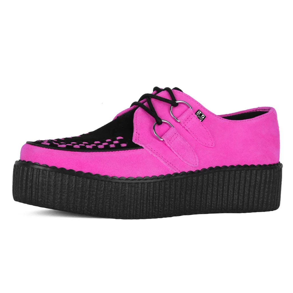 Viva High Creeper Neon Pink Suede - Image 4