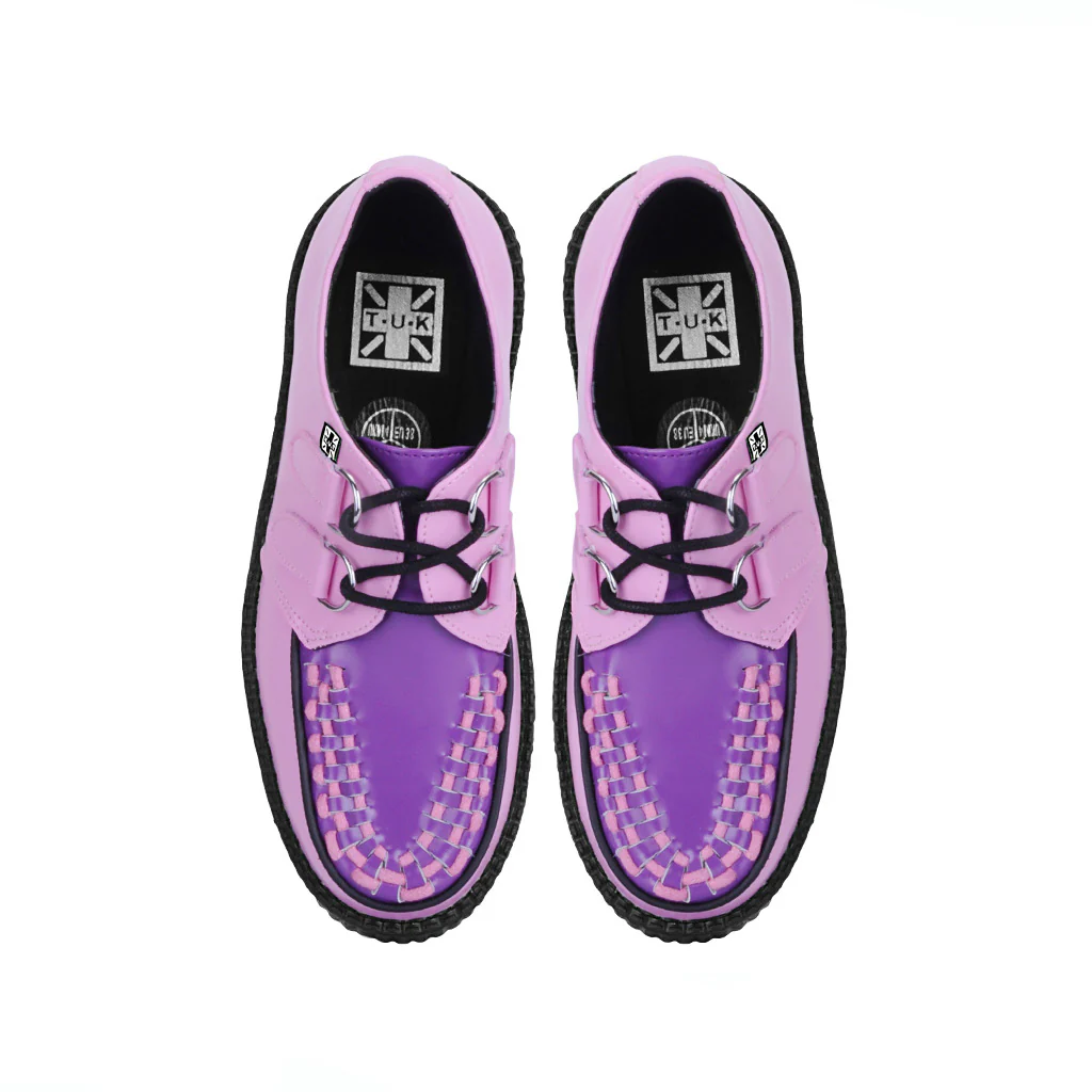 Viva High Creeper Pink & Violet Leather - Image 5