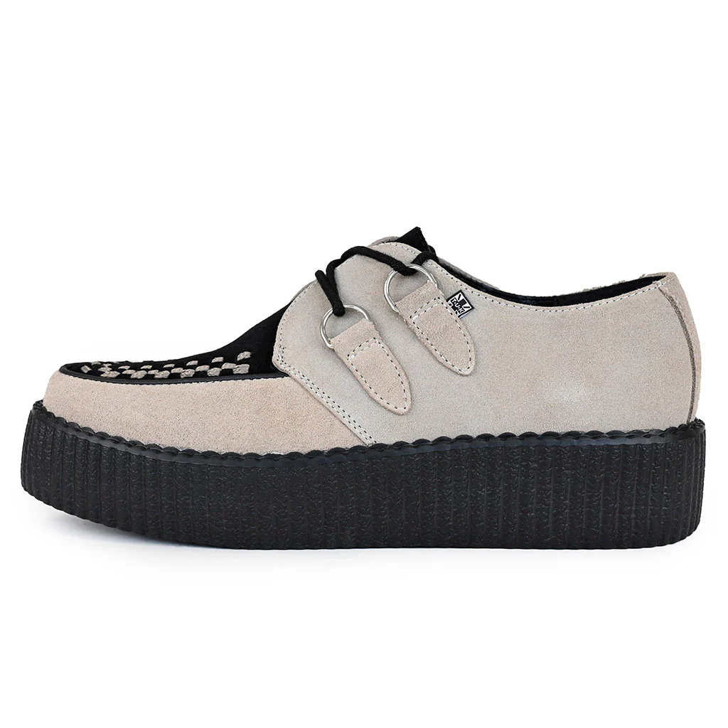 Viva High Creeper Taupe Suede