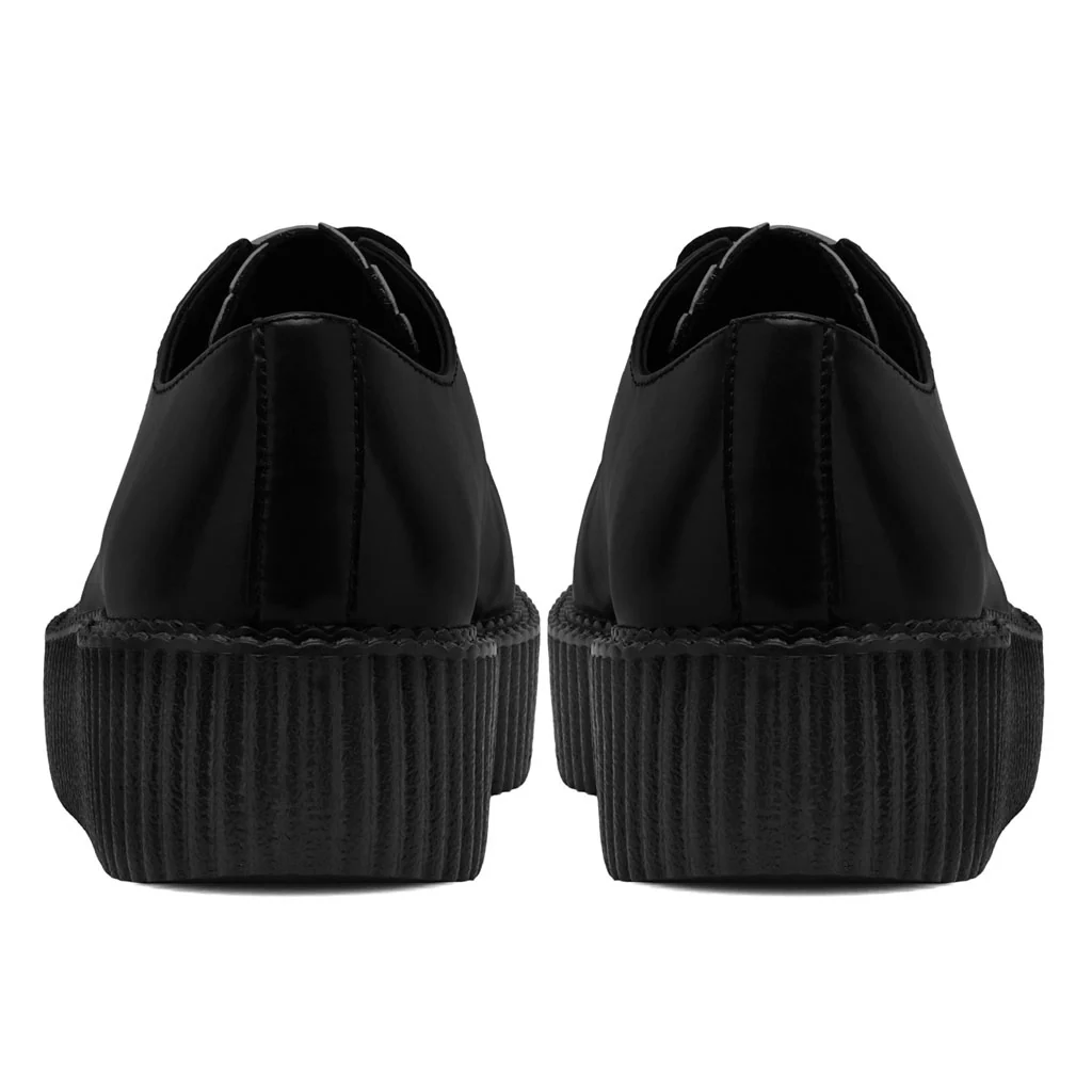 Viva High Pointed Creeper Black/White Woven - Image 5