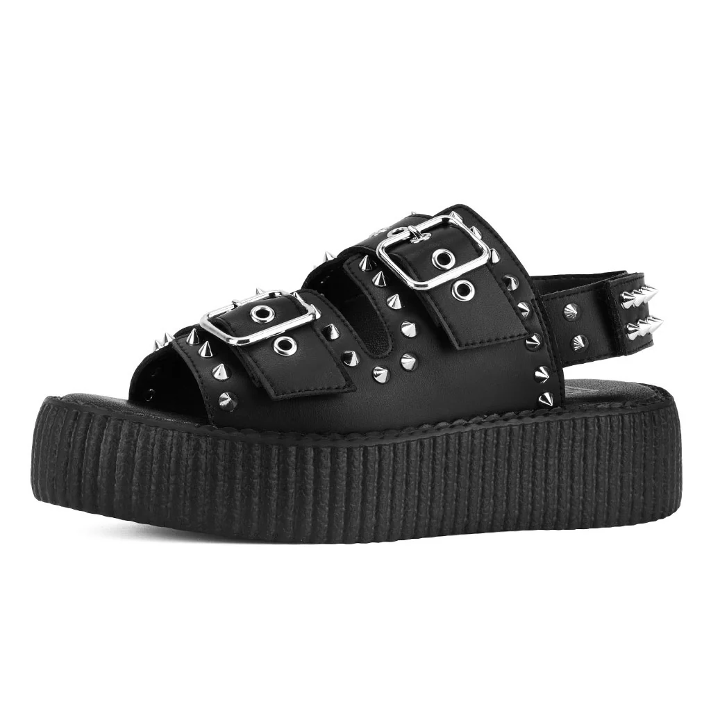 Viva High Stud Sandal Black - Image 4