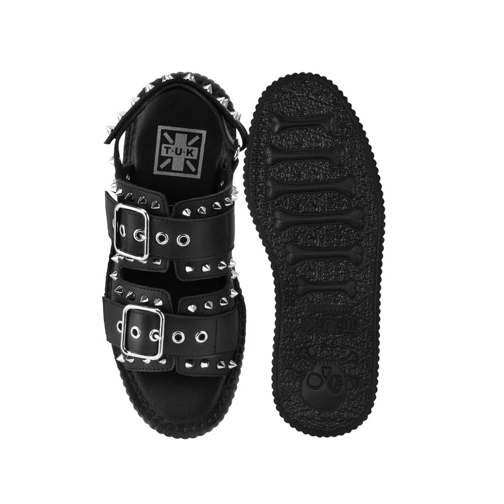 Viva High Stud Sandal Black - Image 6