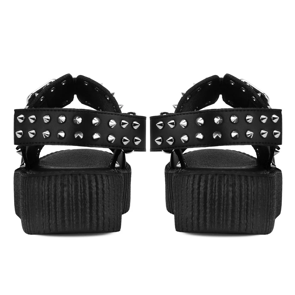 Viva High Stud Sandal Black - Image 7