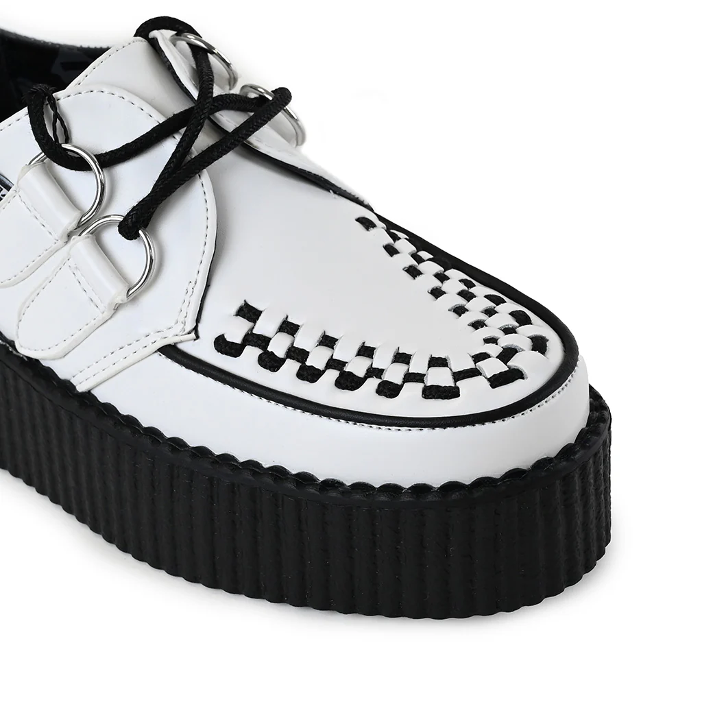 Viva High Creeper White Leather - Image 4
