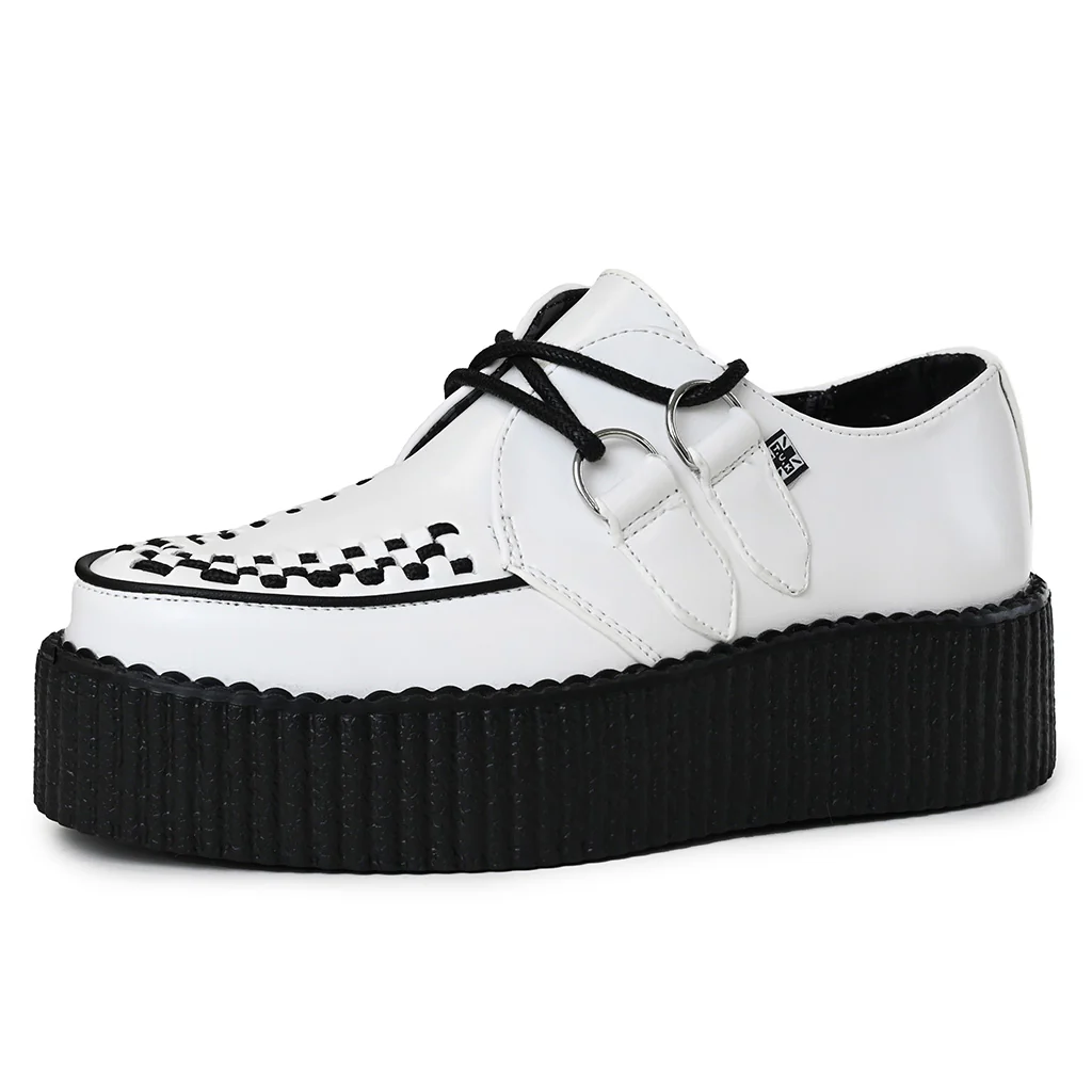 Viva High Creeper White Leather - Image 5