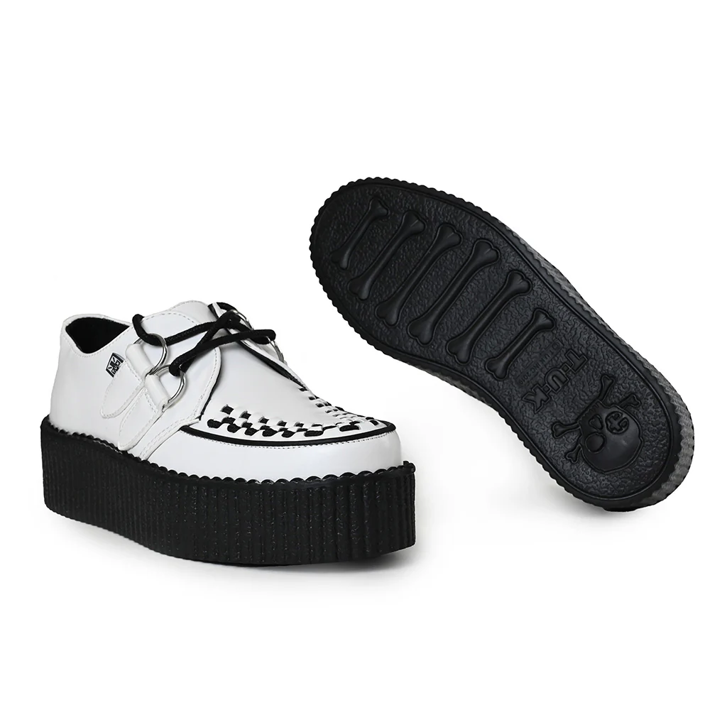 Viva High Creeper White Leather - Image 6