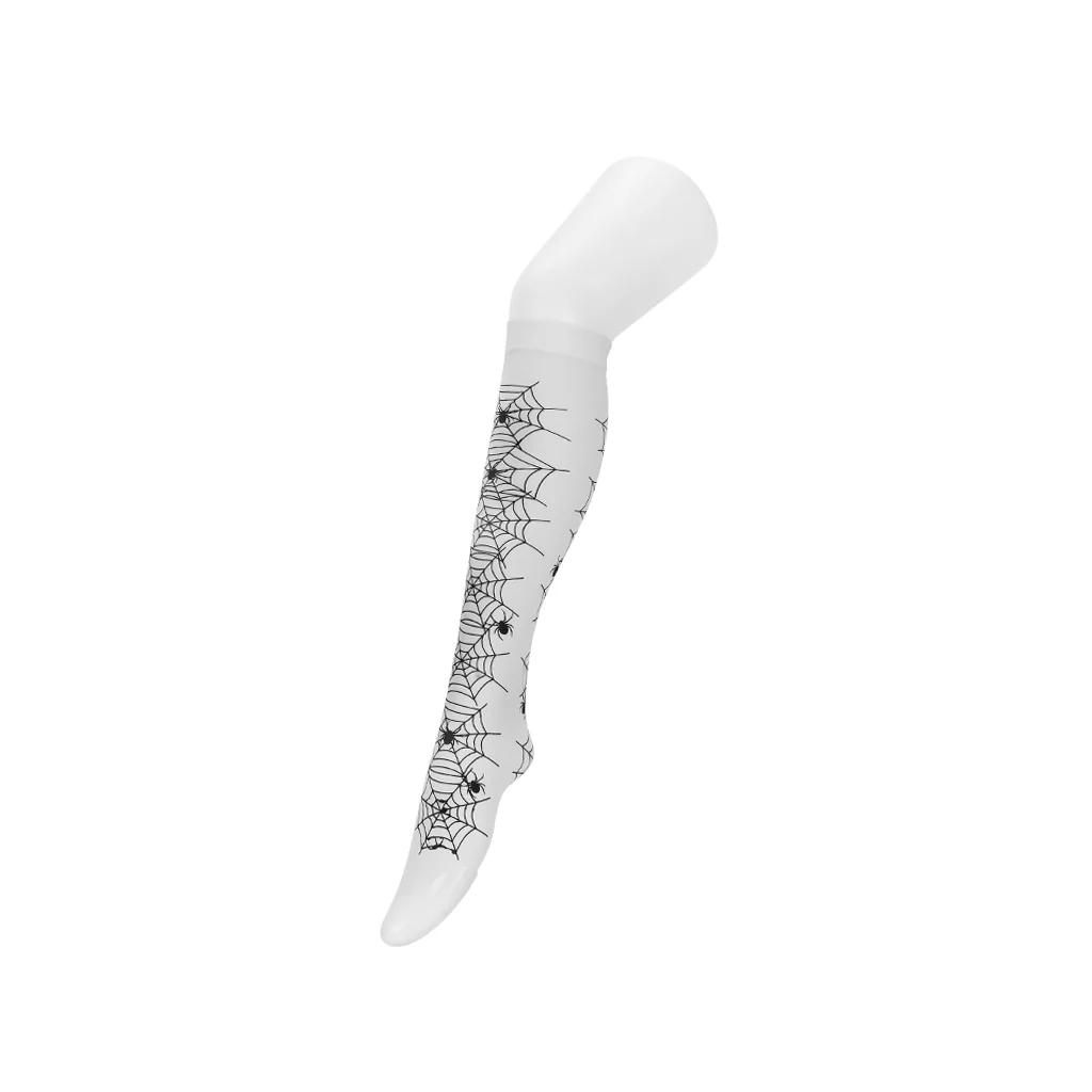 White Spider Knee High Sock Women's